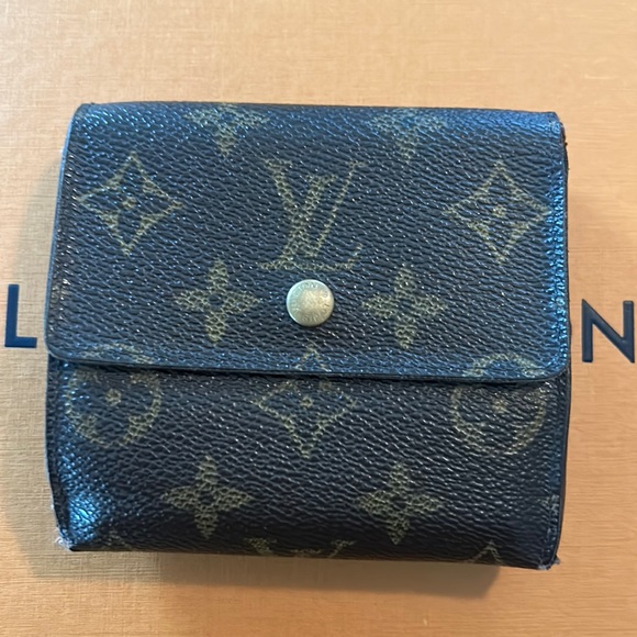 Authentic Louis Vuitton Monogram Double Sided Wallet - Picture 1 of 11